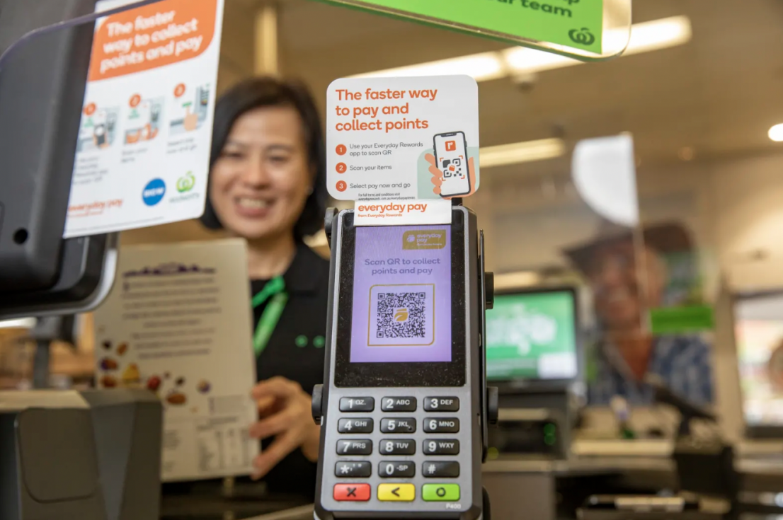 Woolworths has launched QR code payments across its stores nationally