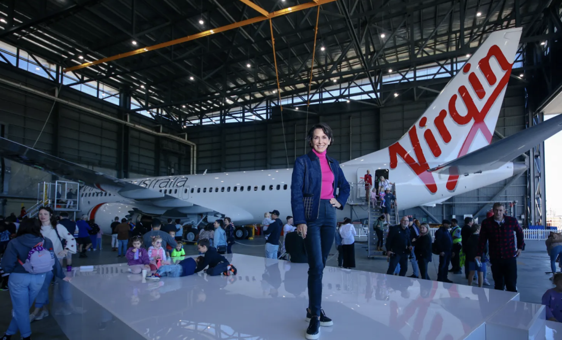 Virgin Airlines CEO Jayne Hrdlicka oversaw the airline’s first profit in eleven years.CREDIT: